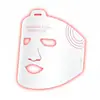 Máscara Facial de LED Vermelho 510k Máscara Facial Fotônica de Luz Vermelha e Azul Dispositivo de Beleza Facial de Silicone Líquido