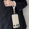 Cordón de peluche para teléfono móvil, llavero con cámara a color, pulsera antipérdida, cuerda, bolsa de taza, cordón corto tejido