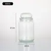 Taza de Vidrio para Velas de Aromaterapia DIY Lista para Usar Botella Hongo Taza Yankee Contenedor de Vela de Cera de Soja Botella para Velas con Tapa