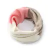 Nuevo Calentador de Cuello de Punto de Lana Australiana Bloque de Color para Hombres y Mujeres, Protector de Cuello Frío y Cálido, Bufanda Pequeña para Cuello