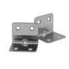 Izquierda acero engrosado acero inoxidable sólido esquina en ángulo recto pata de mesa silla conector en forma de L 1.5 de espesor código de ángulo 3712 mayoreo