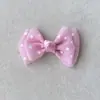 Lindos Accesorios de Moño de Lunares de Doble Capa, Pinzas para el Cabello, Fundas para Teléfono, Calcetines, Decoraciones para Zapatos, Accesorios de Decoración para Muñecas de Mascotas DIY