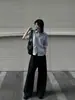 Chaqueta Camisa Rayada Verano Estilo Coreano Chic Diseño de Nicho Corta Única Versátil Casual Camisa Top