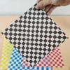 Tabuleiro de xadrez colorido, xadrez à prova de óleo, papel frito, papel absorvente de óleo, hambúrguer, sanduíche, papel de embrulho, placa de papel à prova de óleo, papel à prova de óleo