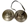 Instrumento de Percusión de Campana Hecho a Mano Nepalí Cobre Ding Xia Campana Grande y Pequeña Adornos Retro Béisbol Recto