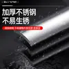 Estufa de acero inoxidable de doble anillo a fuego lento, estufa comercial para carne estofada, estufa coreana de tres anillos y doble quemador a fuego lento para gas licuado y gas natural