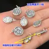 S999 Plata Pura Retro Colgante de Dragón de la Suerte del Zodíaco Pulsera de Cuerda Trenzada a Mano Accesorios Hechos a Mano para DIY