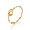 Suministro Transfronterizo: Joyería Minimalista Japonesa y Coreana con Nudos, Anillos Elegantes de Acero Inoxidable para Mujer con Nudos al por Mayor, Disponibles para Dropshipping
