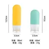 Las botellas de silicona de viaje más vendidas de Amazon, set de cosméticos portátil con botellas vacías tipo squeeze