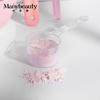 Juego de tres piezas: cuenco de cristal para mascarillas, pincel, cuchara suave para mascarillas y cuchara para mezclar y remover, transparente, para uso en salones de belleza.