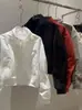 Chaqueta corta de béisbol de color liso con cuello alto y doble cremallera para mujer, temporada primavera y otoño 2026, holgada, corte ajustado, versátil, casual, abrigo de moda
