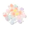 Estrella de Cinco Puntas de Acrílico Forma de Corazón Flor Pequeña Cuentas Transparentes Esmeriladas Cuentas para Manualidades Accesorios para Joyería al por Mayor
