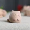 Figuras de Gato de Madeira de Faia Atacado, Gatos da Sorte Fofos, Gatos da Fortuna, Decorações para Mesa de Escritório, Pequenos Enfeites, Presentes Criativos