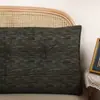 Cojín de Cabecera, Almohada Triangular para Cama, Respaldo Grande, Cojín Lumbar, Ventana Saliente de Sala de Estar, Bolsa Suave para Tatami, Sencillo y Extraíble