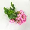 Flor Artificial Begonia en Maceta de Alta Calidad al por Mayor Decoración para Hotel Restaurante Escena Artificial con Flores