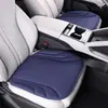 Cojín de asiento de coche de algodón látex de alta gama, una sola pieza, apto para todas las estaciones, almohadilla de asiento de cuero gamuza, tacto premium, cojín de asiento ventilado y transpirable
