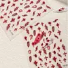 Pegatinas para Uñas al por Mayor para Transmisiones en Vivo: Encaje texturizado de Cruz Oscura Uñas DIY Picante Dulce Fresco