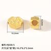 Bolsinhas de Joias Pequenas de Ouro para Dinheiro DIY Acessórios de Joias Étnicas Chinesas Banhadas Estilo Vento Método Antigo Acessórios de Pingente Yuanbao
