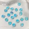 Accesorios de Arte para Uñas con Diamantes Aurora Mocha Cuadrado Grueso Fondo Puntiagudo Color Macarrón Color Caramelo Accesorios de Diamantes para Arte de Uñas de Vidrio Venta al por Mayor