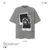 250 gramos de marca marea pesada al por mayor camiseta de manga corta de algodón lavado retro americano para hombre verano hombres y mujeres