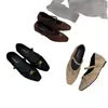 Zapatos de tacón oculto de temperamento, zapatos de vestir individuales, nuevo de Otoño 2026, de terciopelo, con hebilla única, punta cuadrada, Mary Janes