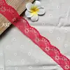 Encaje de 4 cm No Elástico Forma de Abanico Ribete de Encaje Cortina Mosquitera Borde Decorativo Encaje Cinta de Encaje para Regalo Hecho a Mano DIY