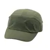Gorra de béisbol de seis piezas con visera corta transfronteriza, impermeable y de secado rápido para hombre, gorra de protección solar para mujer, para exteriores, de verano, para todo tipo de partidos.