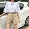 Calça Pantalona de Cintura Alta Estilo Japonês e Coreano Emagrecedora Roupa de Trabalho Senso de Design Calças Casuais Bolso Shorts Feminino