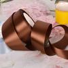 Suministro de fábrica 4cm cinta de poliéster para silla de boda respaldo cinta de satén cinta ramo flor material cinta de embalaje al por mayor