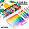 Conjunto de Marcadores Acrílicos Líquidos Diretos com Ponta Macia e Grande Gama de Cores para Desenho Artístico de Estudantes, Camadas de Cores, Diário e Grafite