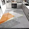 Tapetes de Piso para Cozinha São Antiderrapantes, à Prova de Óleo, Laváveis com Pano, Laváveis, Tapetes Impermeáveis e Resistentes a Manchas de PVC, Especiais para Uso Doméstico, Tapetes de Piso para Cozinha de Cobertura Total