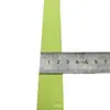 Cinta de poliéster y algodón de 1.3 mm de grosor y 2.5 cm de ancho, color verde fluorescente, con cuentas, para correa de hombro de mochila escolar, cinta de una pulgada y media para ropa y bolsos