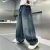 Ropa de Otoño para Niños Jeans Bonitos 2026 Nuevos Pantalones para Niños Estilo Primavera y Otoño Niños Medianos y Mayores Pantalones de Pierna Ancha de Otoño Atractivos