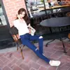 Jeans, Largo de Nueve Puntos, Pierna Recta Holgada, Estilo Coreano Casual de Moda, Pantalones Largos de Verano Finos Versátiles