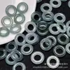 Jade Birmano Natural Grado A 12.5mm Anillo Redondo Anillo de Carrera Cuentas Sueltas Venta al por Mayor DIY Adornos de Jade Pulsera Pendientes Accesorios