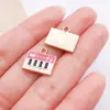Aleación de Goteo de Aceite Accesorios para Instrumentos Musicales Piano Guitarra Llavero Pulsera Collar Colgante Hecho a Mano DIY