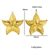 20 Estilos de Pingentes de Estrela-do-Mar em Aço Inoxidável Série Oceano DIY Colares, Brincos, Pingentes, Acessórios para Roupas e Bolsas