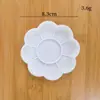 Paleta de múltiplas especificações de ponto de origem paleta flor de ameixa paleta em forma de peixe paleta de pigmentos de tamanho