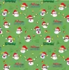 Fabricante en Stock al por Mayor Nuevo Papel Recubierto Brillante de Navidad Divertido e Interesante Papel de Regalo de Papá Noel