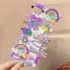 Set de 14 Piezas de Pinzas para el Cabello Infantiles de Dibujos Animados de Moda, Accesorios para el Cabello de Princesa Coreana, Pinzas para el Cabello de Niña para Cabello de Bebé
