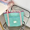 5454 Corea del Sur Ins Bolsa de Malla Hueca para Almacenamiento para Juego de Playa Gran Capacidad Bolsa de Hombro Bolsa de Playa Portátil para Exterior