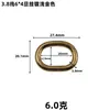 Fivela de Argola de Arame de Ferro DIY Argola para Tira de Sapato e Bolsa Acessórios de Ferragem para Roupas Argola Oval de Ferro em Forma de U de Metal