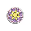 Broches Divertidos Temáticos de Inglés Europeo y Americano, Insignias Metálicas, Accesorios para Ropa, Pines de Solapa, Patrones Geométricos Redondos, Venta al por Mayor de Fábrica