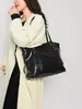 Moda Versátil Elegante Gran Capacidad Simple Nuevo Al Por Mayor Versión Coreana Bolso de Mano Diario PU para Mujer Hombro Cruzado