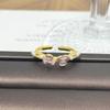 Anillo Elegante Vintage Retro Apilado con Circonita Microincrustada para Mujer, Anillo de Mariposa de Lujo Ligero de Nicho