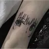 Tatuagem Adesiva Diablo Feminina À Prova D'água Duradoura Europeia e Americana Violência Lori ins Desenho Animado Fofo Flor Braço Não Refletivo Anti-Han