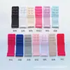 En Stock Hebilla Elástica de Extensión para Sujetador Colorida Poliéster Acero Inoxidable Ropa Interior de Sujetador para Mujer Hebilla de Tres Filas Hebilla Elástica de Extensión