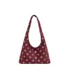 Bolso de hombro de lunares para mujer estilo coreano, relajado y chic, un bolso tote simple y elegante, diseño nuevo, gran capacidad, adecuado para el trabajo y los desplazamientos