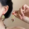 Brincos Longos com Franjas Retrô para Mulheres 2025 Novo Estilo de Feriado Brincos de Estilo Étnico Joias de Orelha Boêmia de Alta Qualidade