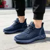 Zapatos de hombre 2026 modelo nuevo, cómodos, transpirables, de suela blanda, ligeros, zapatos deportivos casuales de comercio exterior para hombre, zapatillas de hombre